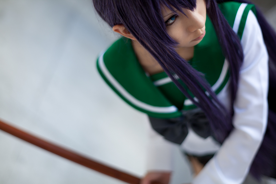 [Cosplay] 2013.04.09 游戏美女丝袜套图 Sexy Saeko Busujima